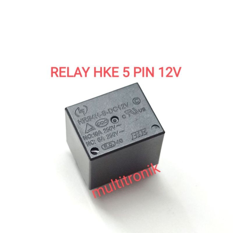 RELAY 12V 5PIN HKE RELAY 5 PIN 12 VOLT