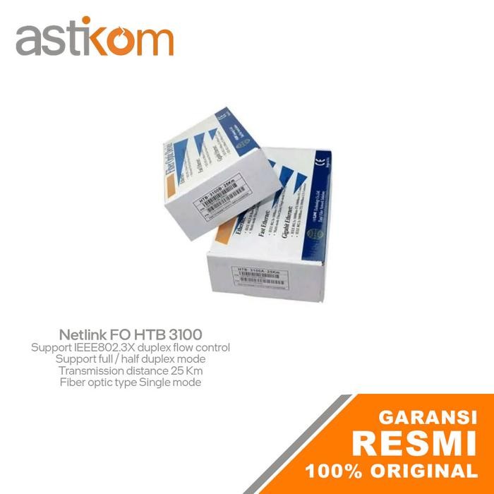 Media Converter Netlink Fiber Optic HTB 3100