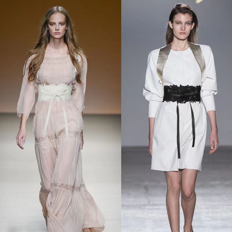 BGS-293 Ikat Pinggang Lebar, Belt Lebar Wanita Ikat Pinggang Fashion Tali Pinggang Renda