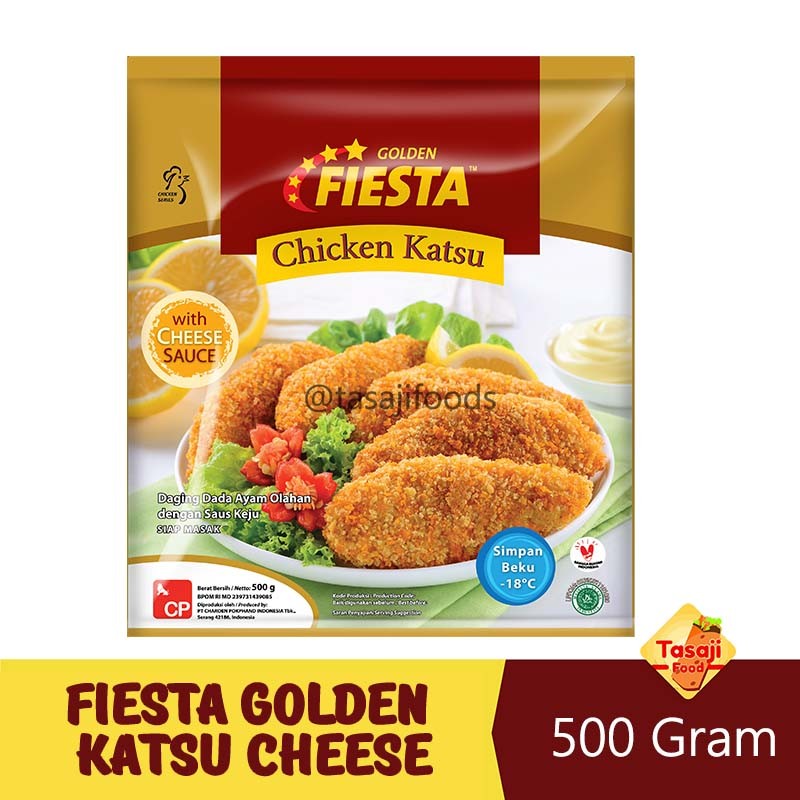 

FIESTA Golden Chicken Katsu with Cheese Sauce 500 Gram Tazaj