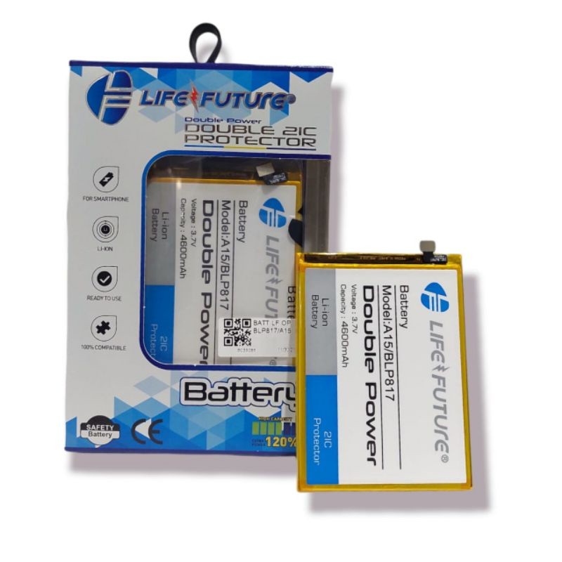 BATRE LF OPPO A15 / A15S / BLP817 DOUBLE POWER
