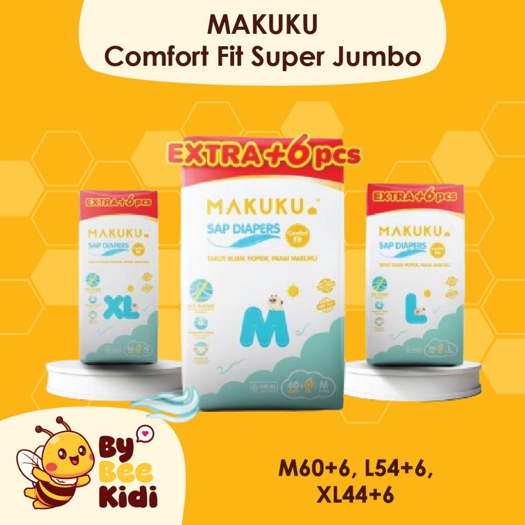 

[Promo]Makuku Comfort Fit SUPER JUMBO M60+6/L54+6/XL44+6