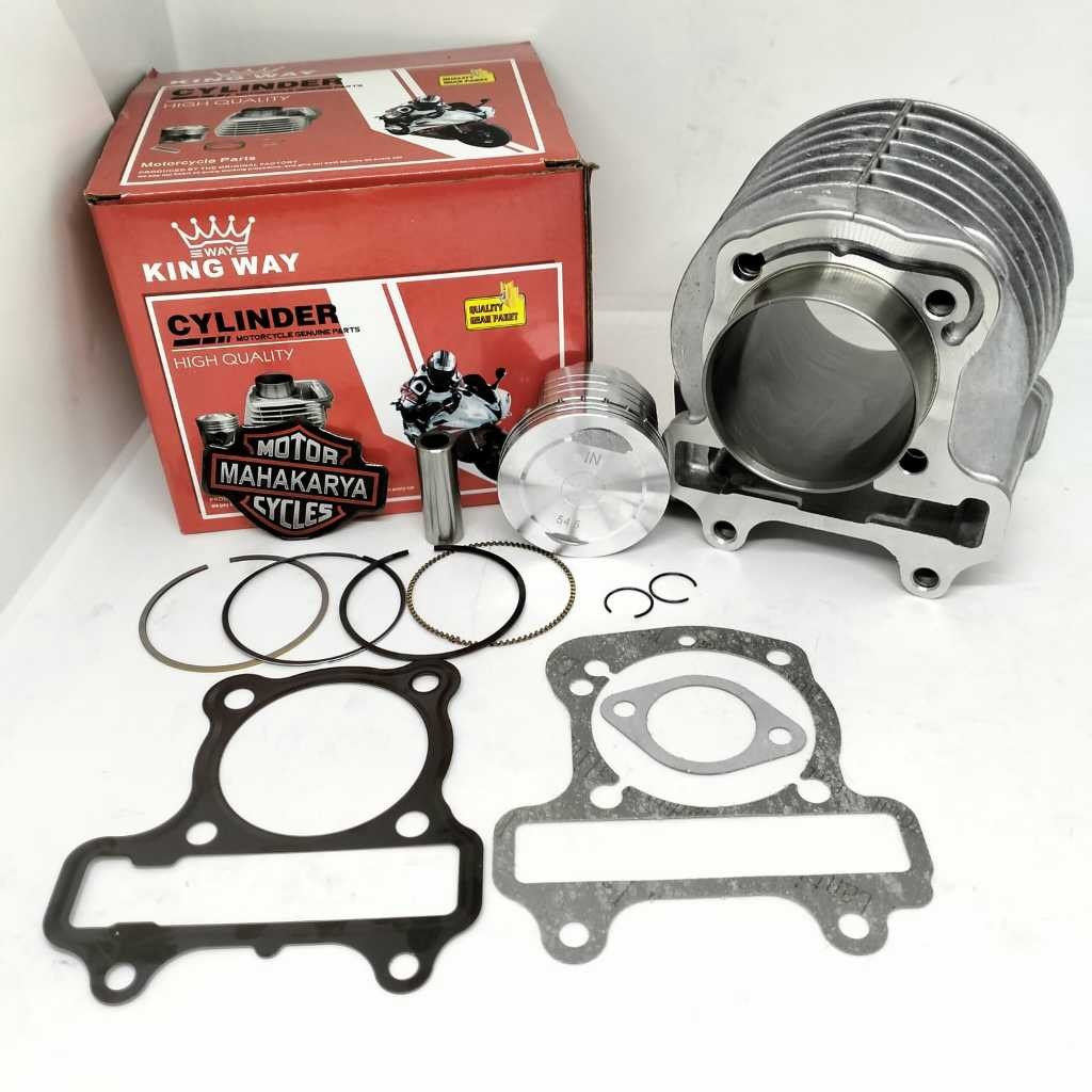 BLOK SEHER BEAT POP K44 54.5MM 53MM RACING CYLINDER BLOK BORE UP XB PIN 14 LINER LUAR 57.5MM BEAT ES