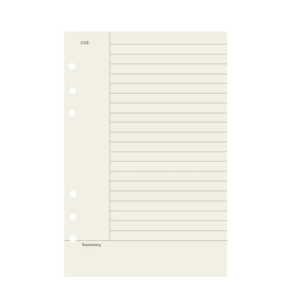 

45 Pieces A5 A6 A7 6ring Loose Leaf Notebook Refill Binder Inner Page Budget Weekly Monthly To Do Line Dot Grid Paper Stationery