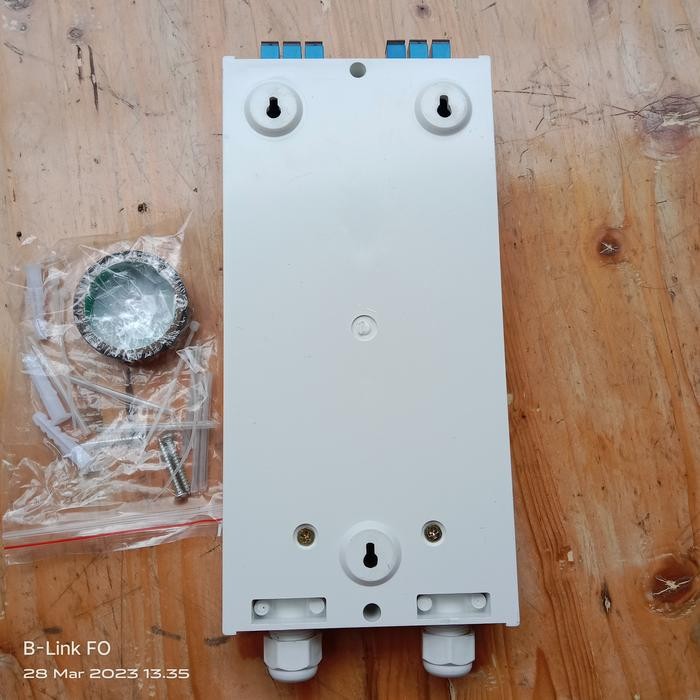 otb 6 core mini lengkap pigtail / odf wallmount / roset / fiber optik