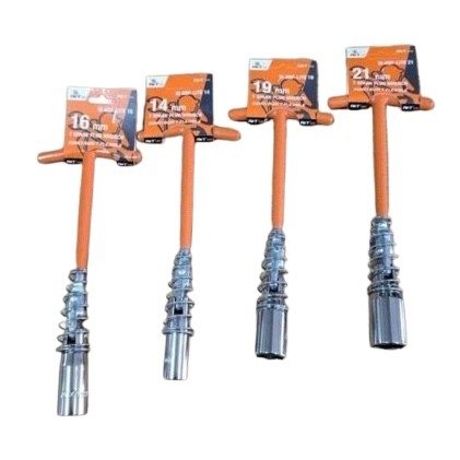 (Gd) IWT Kunci busi mobil motor fleksibel model T 14 16 19 21mm iwt t type spark plug 100% Original 