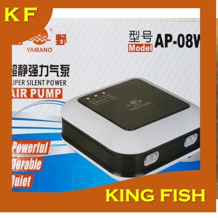 aquarium air pump pompa udara Yamano ap 08 w