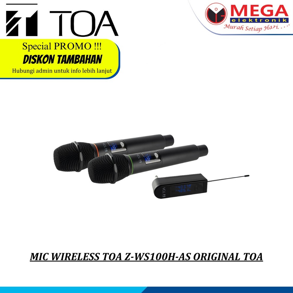 MIC WIRELESS TOA ZW-S100H-AS ORIGINAL TOA