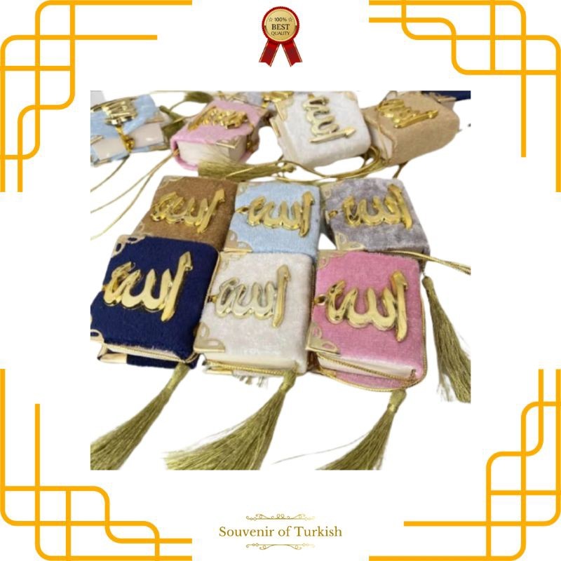 BRUNO54 Alquran Mini Turki | Alquran Kecil Istanbul | Aksesoris Mobil Al Quran Made In Turki (Origin