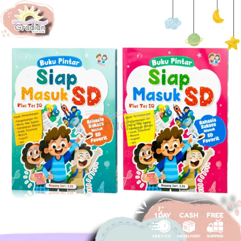 

Buku Anak TK PAUD / Buku Pintar Siap Masuk SD Plus Tes IQ ( Kurikulum Merdeka )