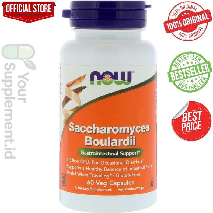 Now saccharomyces boulardii isi 60