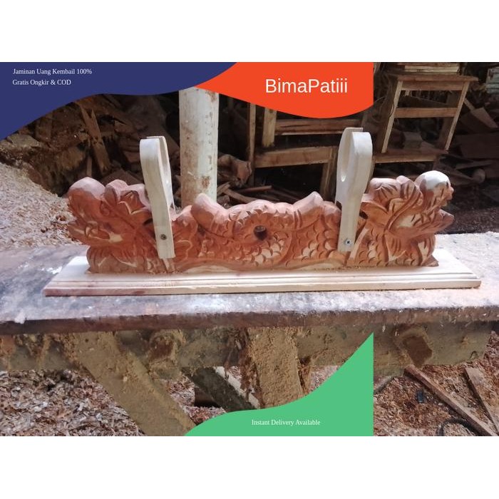 jagrak pedang ukir naga ukir alus termurah dari kayu jati ukir naga utuh sempurna presisi seperti as