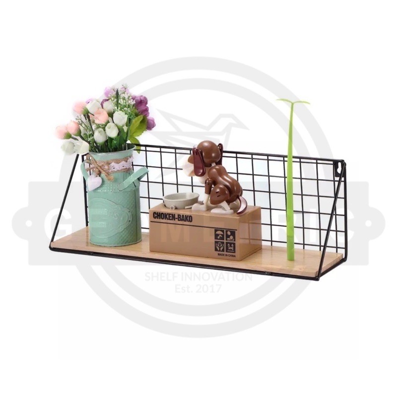 Promo RAK SIKU DINDING + PAPAN KAYU