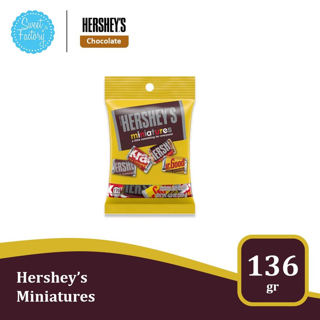 

Hershey's Miniatures Assorted Chocolate - 136 gr / 4.8oz