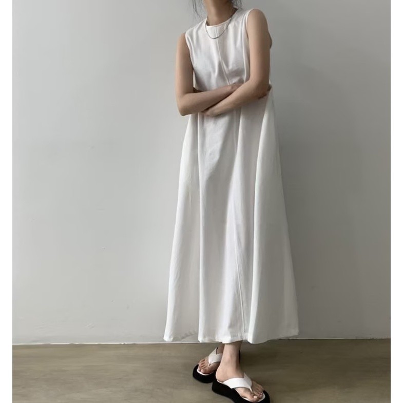 Inner Dress Toyobo Tanpa Lengan Katun Berkualitas