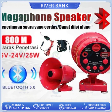 Toa Megaphone Megaphone Speaker Corong Sirine Bisa Rekam Suara Pengeras Suara Bisa Rekam Suara Merk 