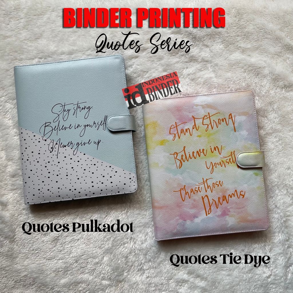 

BINDER PRINTING MOTIP QUOTES SERIES A5 DAN B5