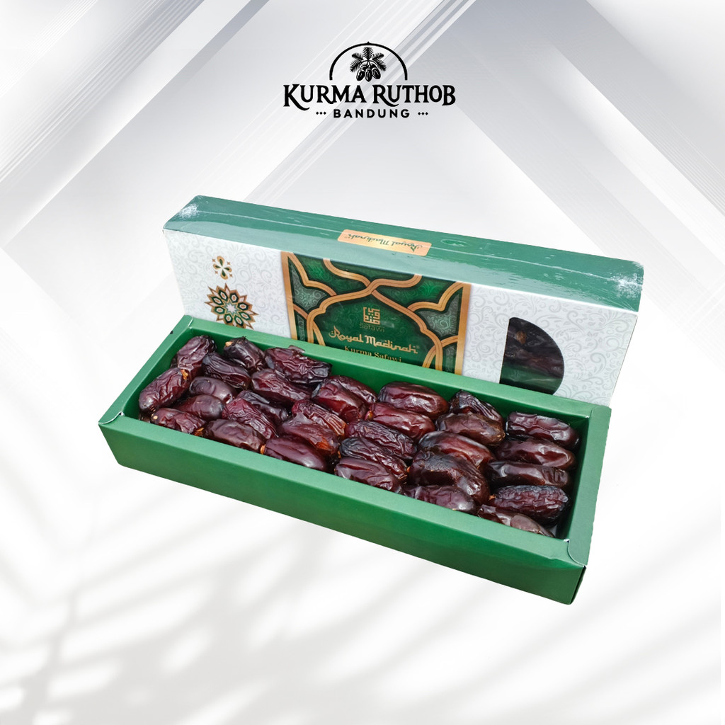 

KURMA SAFAWI ORGINAL / KURMA ROYAL MADINAH SAFAWI KEMASAN 500GR