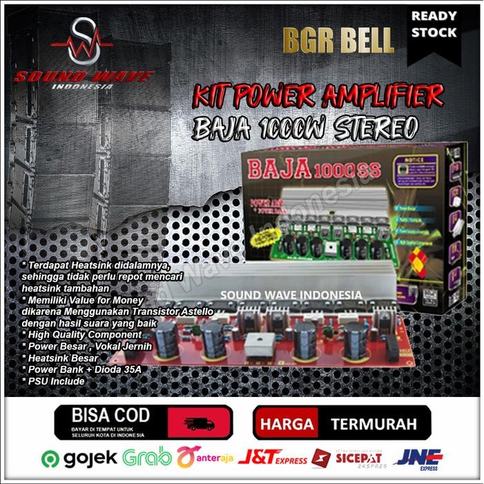 KIT POWER AMPLIFIER BAJA 1000W STEREO