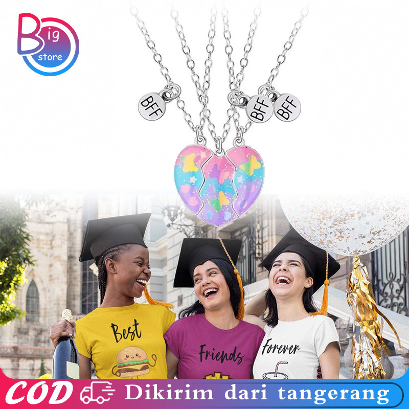 Kalung Bestie 3 Buah Untuk 3 Anak Perempuan Kalung Persahabatan BFF