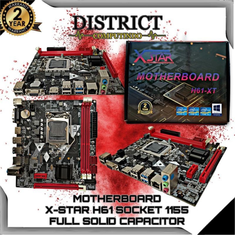 MOTHERBOARD H61 XSTAR LGA 1155