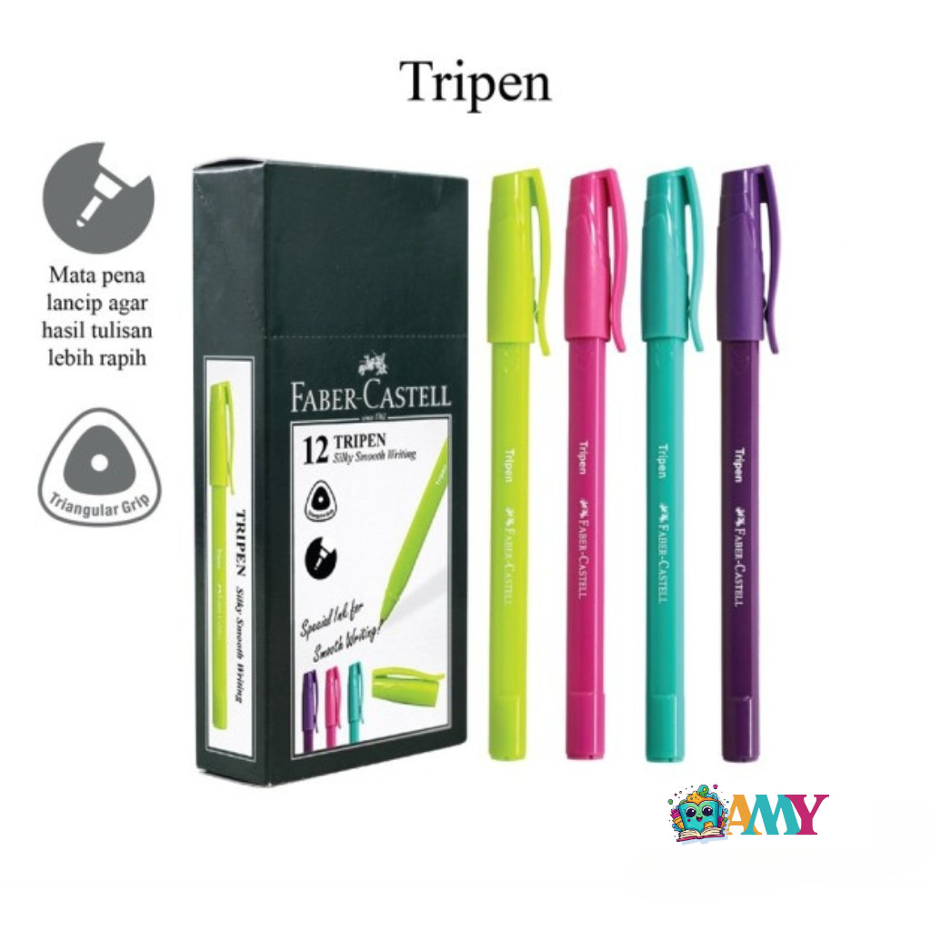 

FC BALLPOINT TRIPEN 0.7MM MIX BLACK From Amy Stasionary