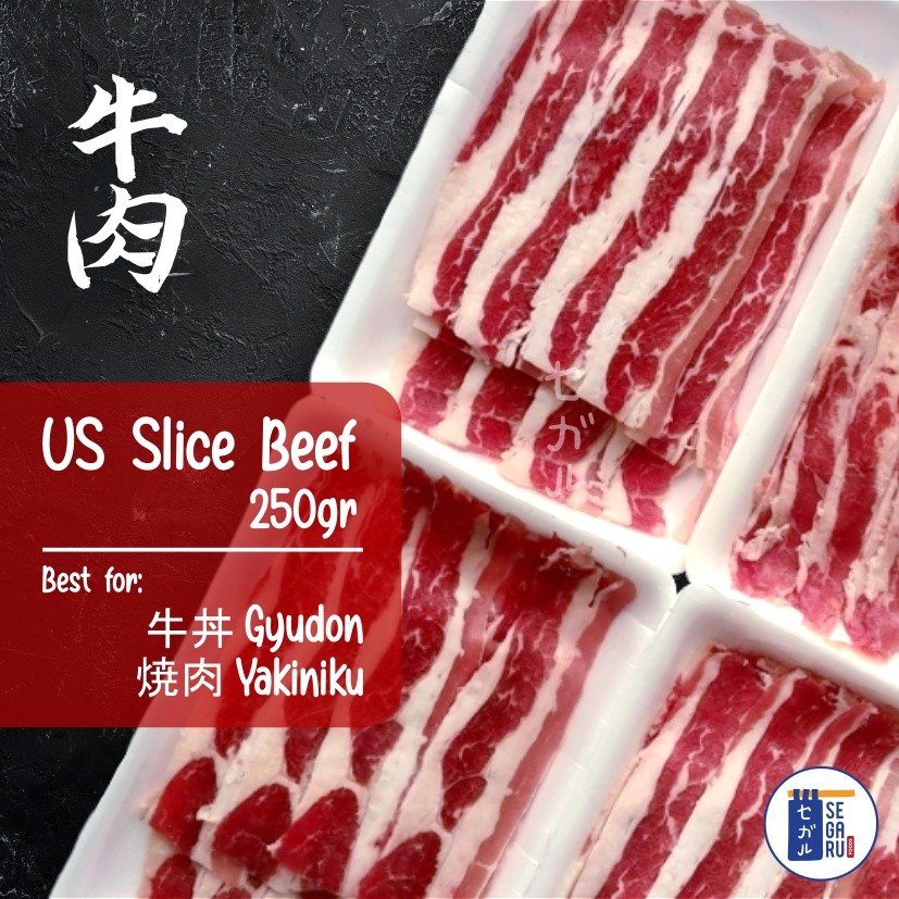 

US Beef Slice - Daging Sapi Slice Yoshinoya Yakiniku Shabu 250gr