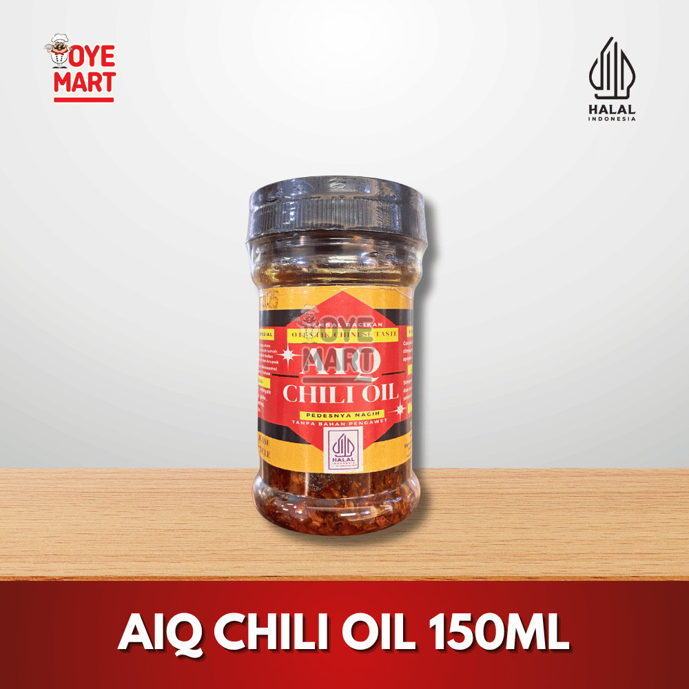 

AIQ CHILI OIL 150ML / MINYAK CABAI HALAL / SAMBAL DIMSUM