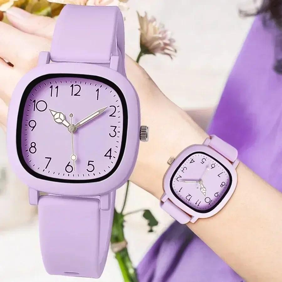 Fashion Brand Bear Women Quartz Watch 2024 Ladies Casual Silicone Jelly Watches Clock Girl Gift Zega