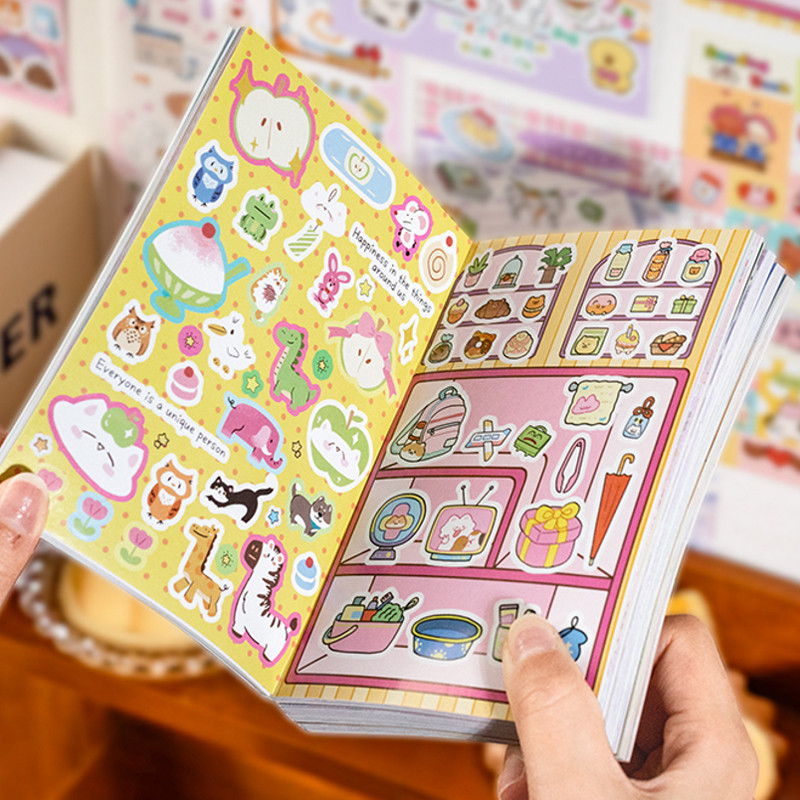 

Cute Pups Universe Extreme Stickers Book 20, Colorful Handbook Stickers, Cute Phone Case Stickers, School Supplies Accessories