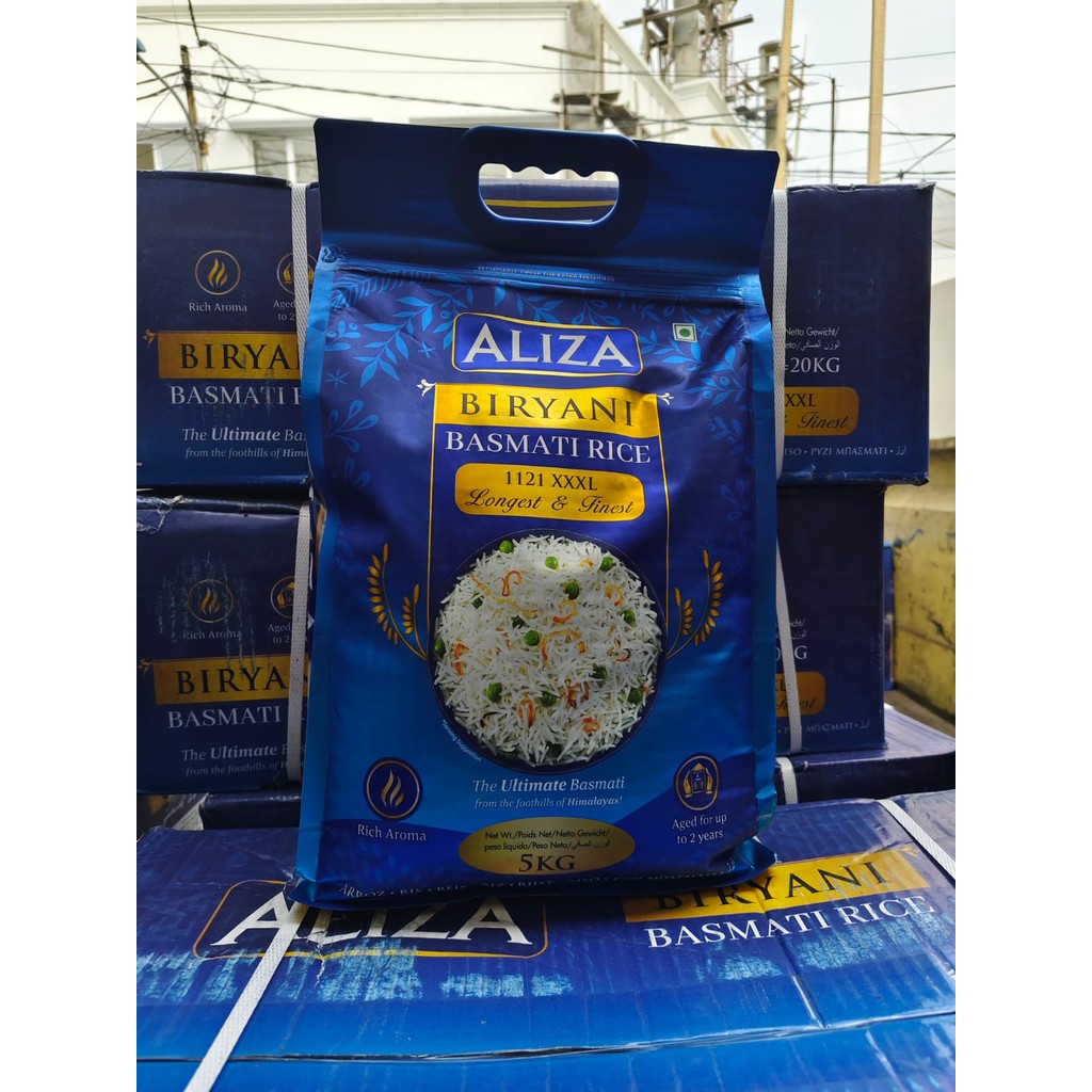 

ALIZA BIRYANI BASMATI 1121 XXXL 5KG