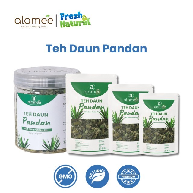 

Teh Daun Pandan Kering Leaf Tea Organik Alami Minuman Herbal Siap Minum Seduh fresh and natural