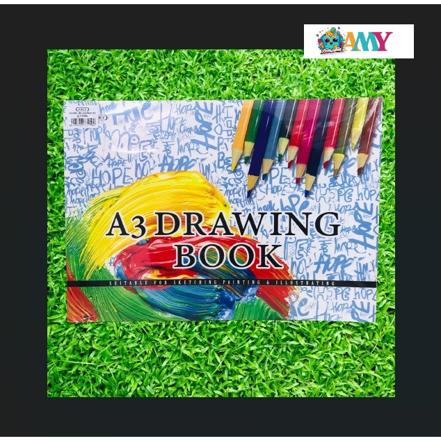 

KIKY BUKU GAMBAR A3 1 PAK ISI 5 BUKU Amy Stasionary