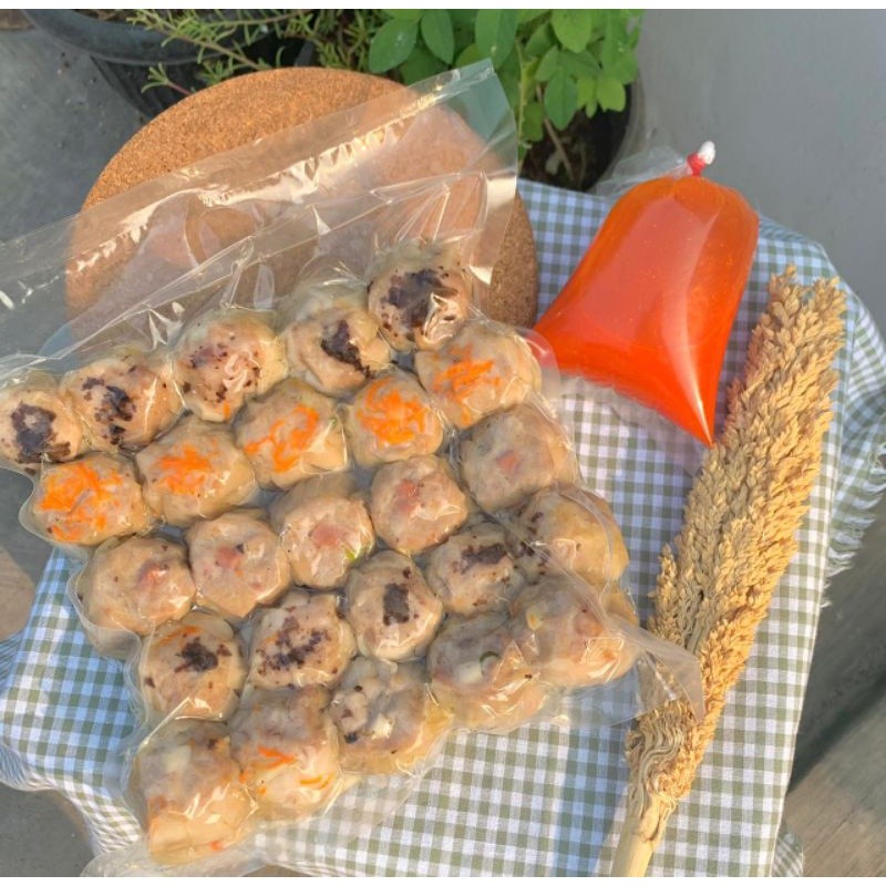 

Dimsum Premium Isi 25 Pcs Dengan Saus Kemasan Vacum