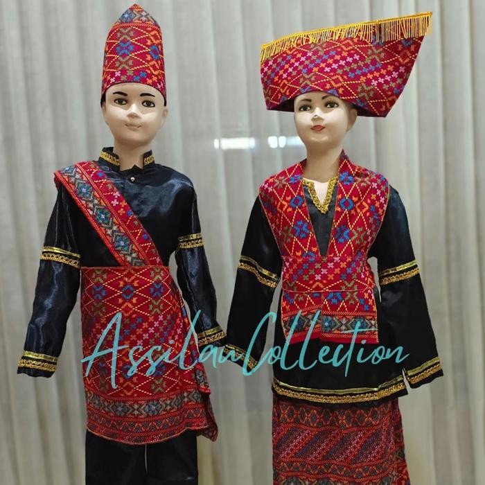 Pakaian Tradisional Batak Simalungun Anak//Baju Adat Batak Simalungun - Baju perempuan, 6