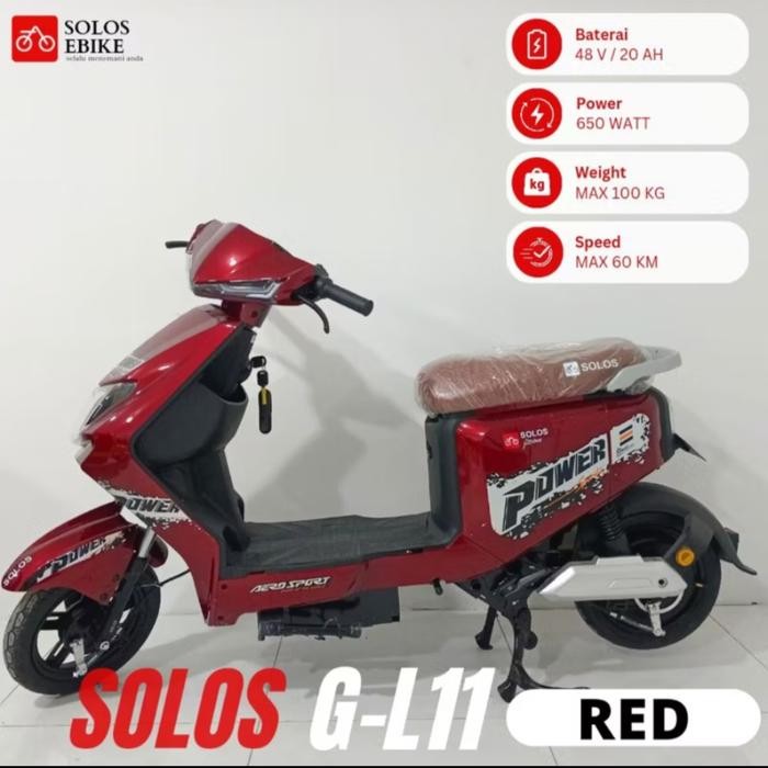 Sepeda Listrik Solos GL 11 Moped