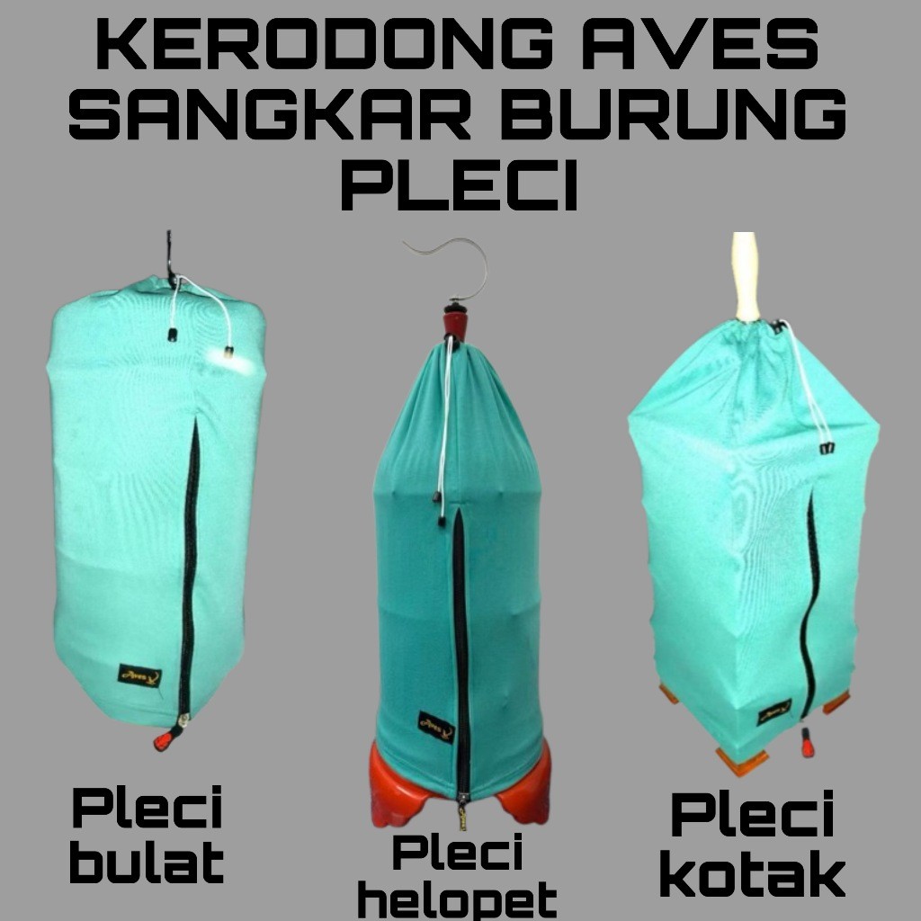 PLECI KERODONG SANGKAR KRODONG MERK AVES SANGKAR KRODONG BURUNG KRODONG PLECI BULAT KOTAK HELOPET EK