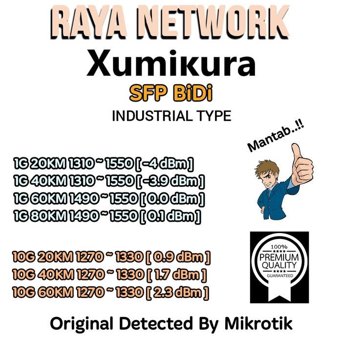 Xumikura SFP BiDi 10G - 10G 60KM