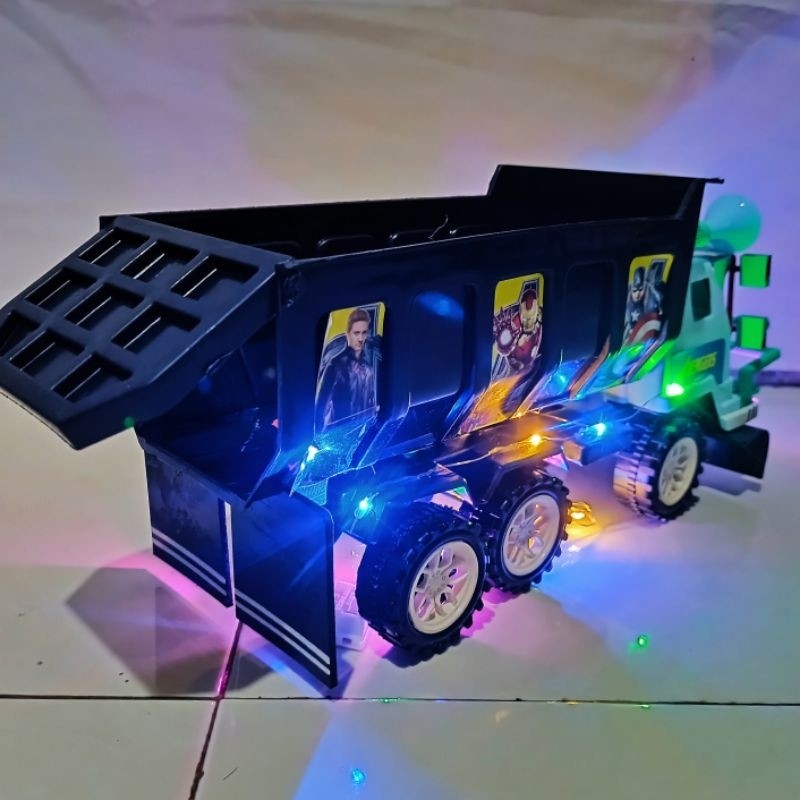 Truk Modifikasi Mobil Mainan plastik Truk Pasir TTP02 Avenger - pake bemper Co