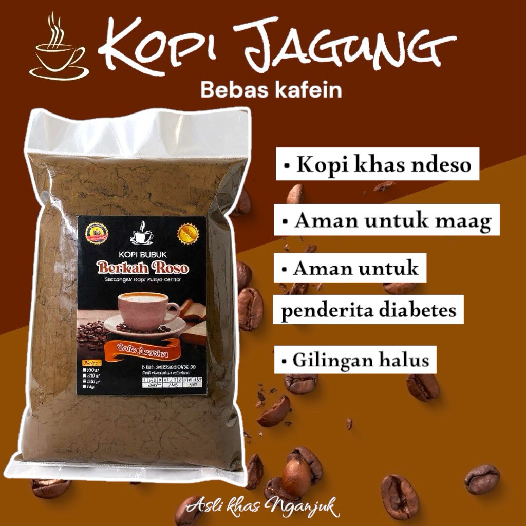 

Berkah Roso - Kopi Hitam Pahit Rasa Unik dan Aroma kuat enak