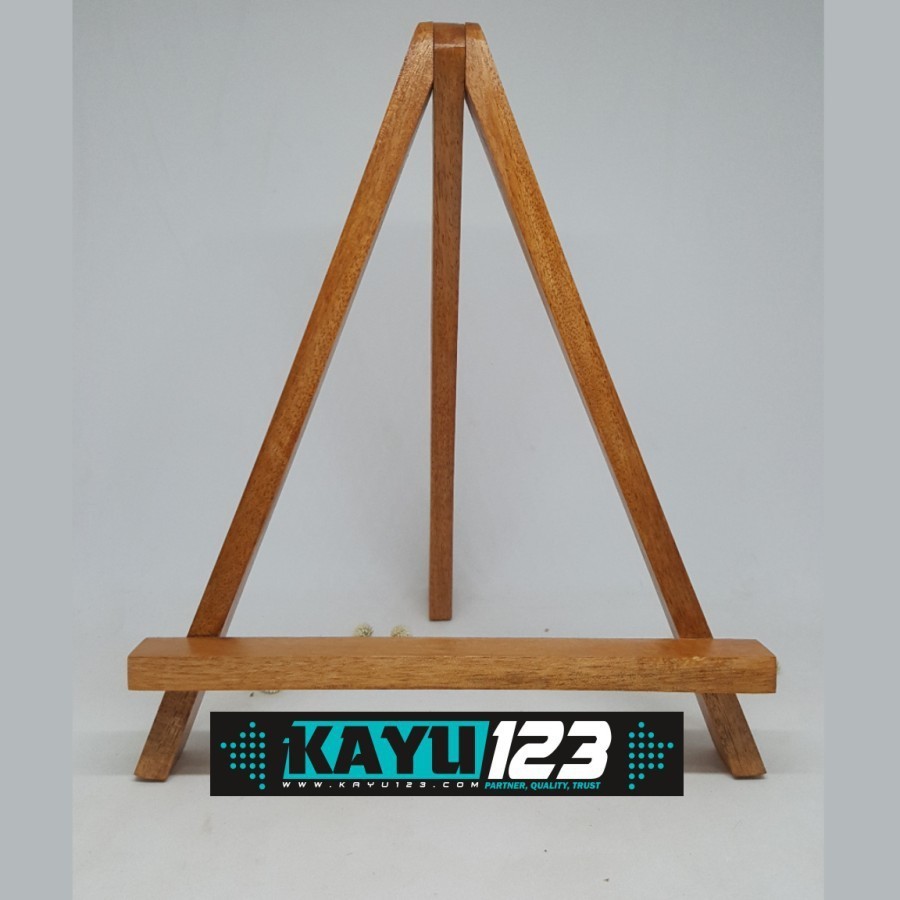 

Stand Kayu Tripod Kayu Photo Stand Lukis Wooden Easel 28x21cm (WE-01)
