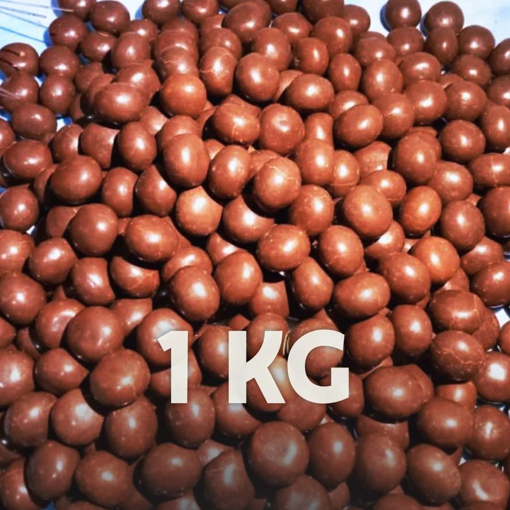

[ 1KG/500GR/250GR ] Permen Biskuit Bola Bola Coklat Cap Duo / Cemilan Cookies