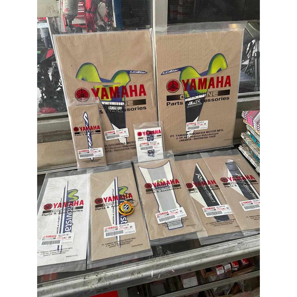 STIKER/STRIPING STICKER YAMAHA NEW VIXION ADVANCE NVA GP 2016 MOVISTAR ORIGINAL YGP