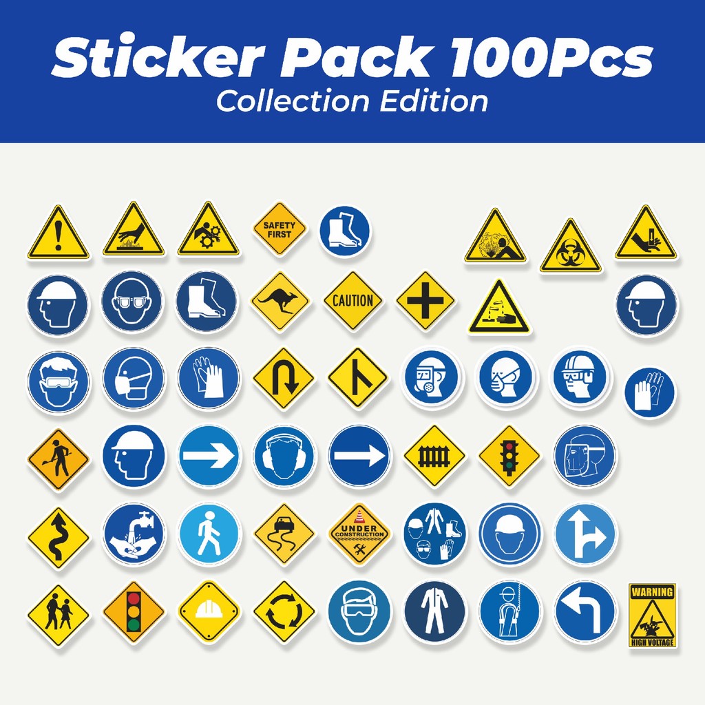 

Hot Stiker Keselamatan & Simbol Operasional 2 Lucu Anti Air Stikers Berperekat Waterproof Sticker Decal Buat Motor Helm Buku Journal Koper Casing HP Laptop Botol Minum