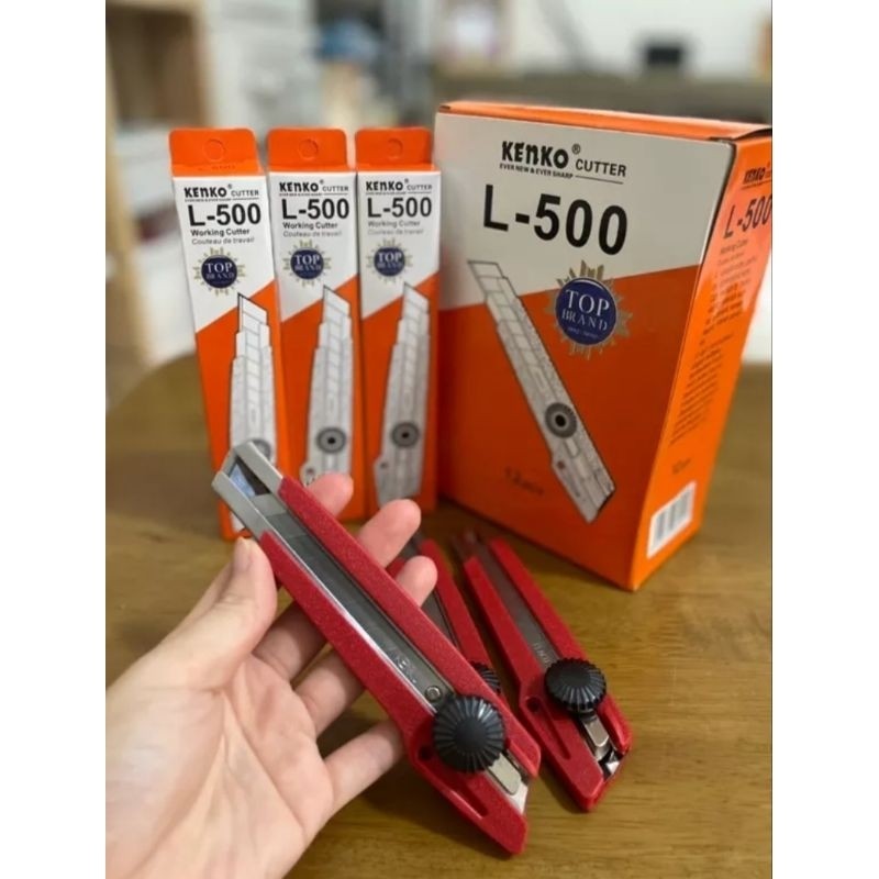 

Pisau Cutter Kenko Besar L-500 ( 1 Lusin) Termurah