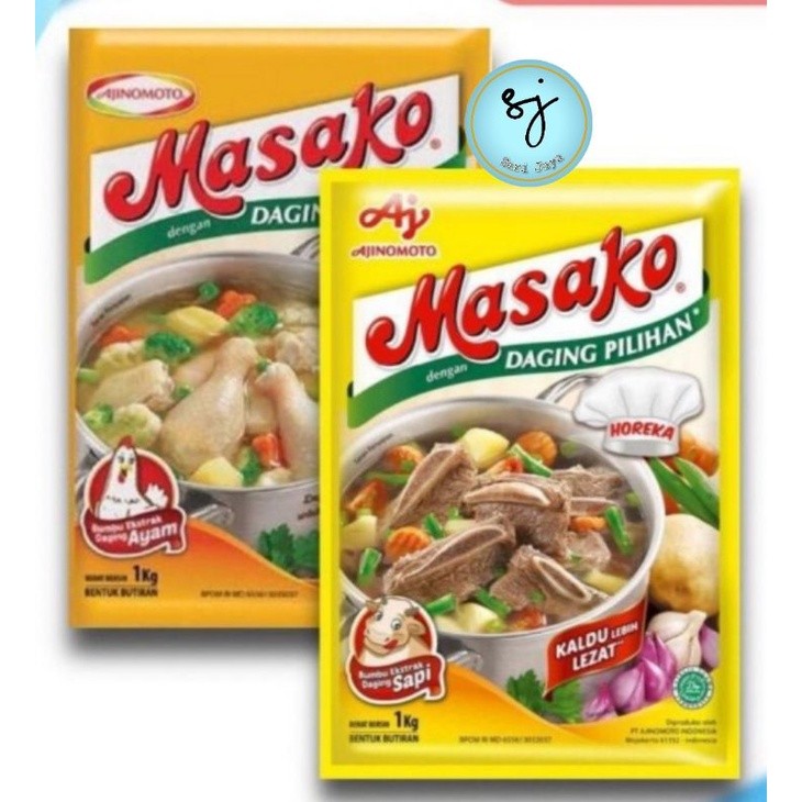 

NEW Masako Rasa Sapi / Ayam 1 Kg PREMIUM