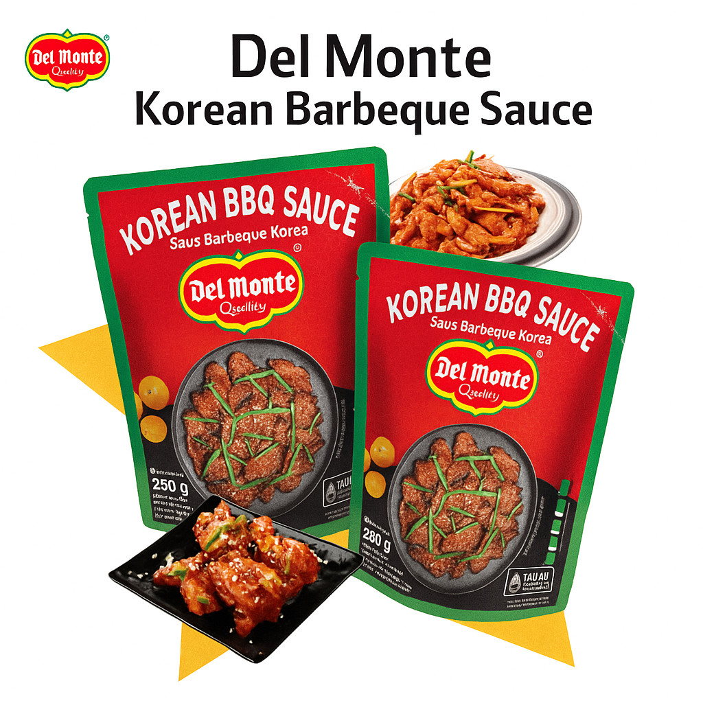 

Del Monte Korean Barbeque Saus 250gr – Saus BBQ Korea Halal Lezat Harga Murah Grosir