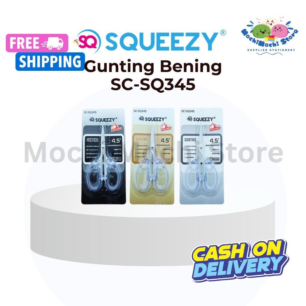 

PER 1 PCS Gunting Bening SC-SQ345 | Gunting Stainless Steel | Scissors Stainless Steel | Gunting Kecil Bening | Gunting Bahan Baja Anti Karat