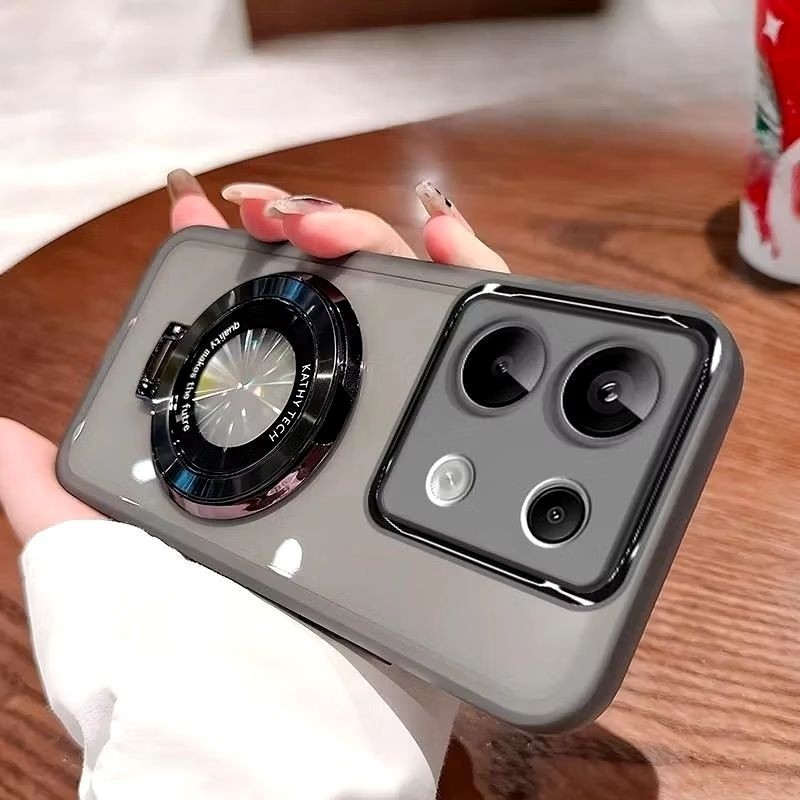 case silikon magsafe infinix Note 40 Pro 4G wireless charger standing holder