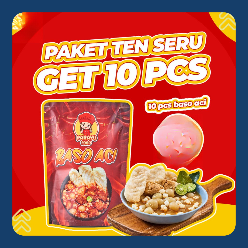 

Parayu Food - Paket Usaha Baso Aci Instant 10 Pcs